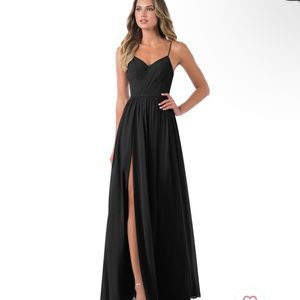 Black bridesmaid dress